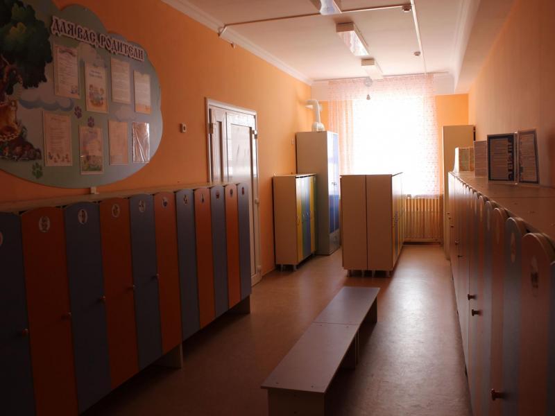 Фото раздевальной в группе ДОО